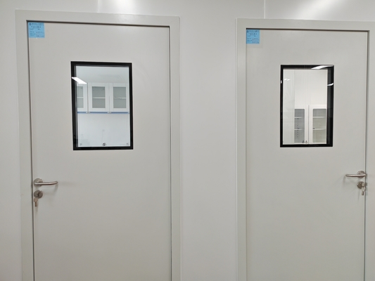 Beli Pintu Kamar Bersih Baja Modular Pintu Swing Hermetic 250mm Tembok Kental Untuk Laboratorium online manufacture