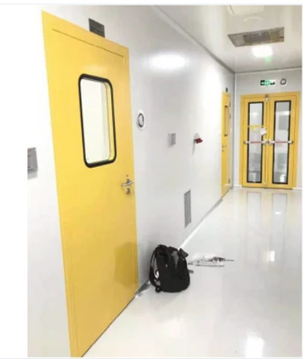 Beli 1.0mm Frame Galvanized Steel Cleanroom Swing Door Untuk Laboratorium Rumah Sakit Workshop online manufacture