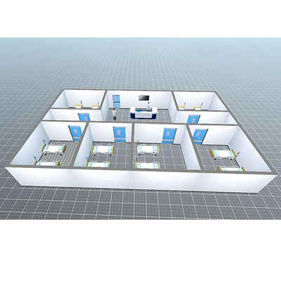 Beli Huuao ISO 8 Standard Medical Filling Machine Cleanroom Modular Clean Room Solution online manufacture