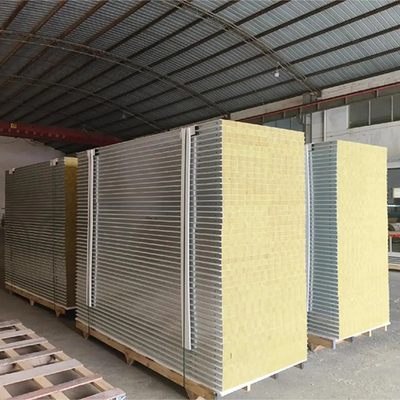 Beli Huaao 50 mm 75 mm 100 mm Customized Metal Sandwich Panels Heat Sound Insulation Clean Room Rock Wool Slate Rock Wool for Insulation online manufacture