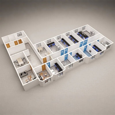 Beli Huuao ISO7 ISO8 GMP Cleanroom Modular Clean Room Class 100 Customized Clean Room Engineering Clean Room Project GMP/ISO Clean Room for Pharmaceutical Modular Cleanroom System Project with CE Certifica online manufacture