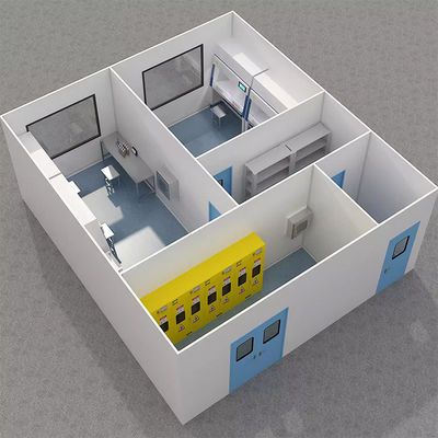 Beli Huuao Clean Room Manufacturer GMP Standard Modular Cleanroom Project Supplier untuk Ruang Rumah Sakit/Operating Theatre Powder Coated Steel Panel Cleanroom Project untuk Farmasi online manufacture