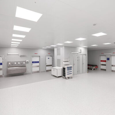 Beli HUAAO Modern Modular Cleanroom ISO 8 Proyek Turnkey Ruang Bersih Prefabrikasi Profesional Tahan Api Tahan Air Desain pembuatan online