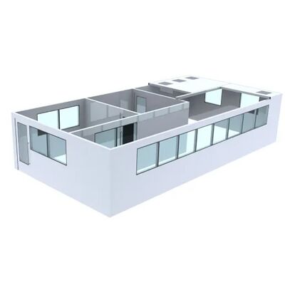 Beli HUAAO GMP Konstruksi Fireproof Panel Dinding Langit-langit Kamar Bersih ISO Kelas 8 Laboratorium Rumah Sakit Kosmetik Lokakarya Modern pembuatan online