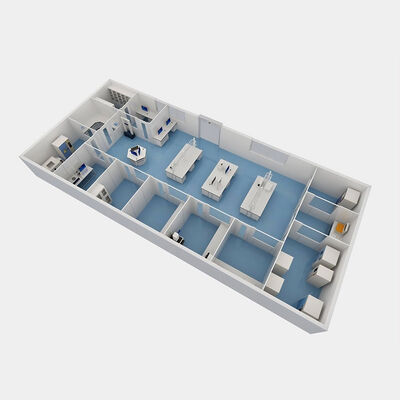 Beli HUAAO Customized Modular Cleanroom dengan Desain Modern untuk Digunakan di Lokakarya dan Rumah Sakit Tingkat Kebersihan ISO5-ISO9 pembuatan online