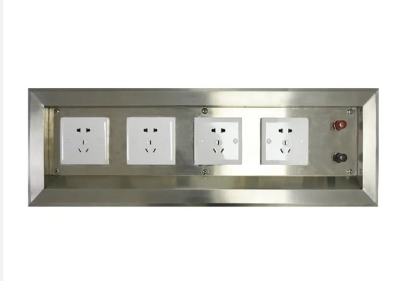 Ruang bersih Power Socket Box Lima Posisi Non-statis debu bukti