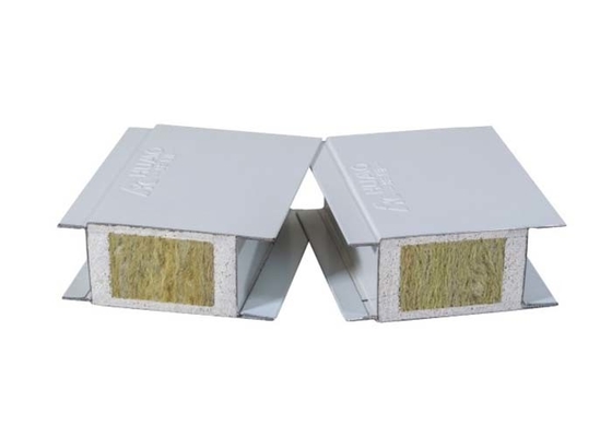 Mgo Rock Wool Machine Made Cleanroom Sandwich Panel, Rumah Sakit Sandwich Wall Panel