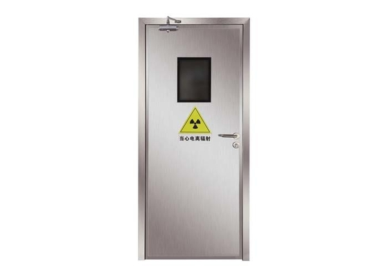 Galvanized 304SS Radiation Shielding X Ray Lead Door Untuk Rumah Sakit Farmasi Medis