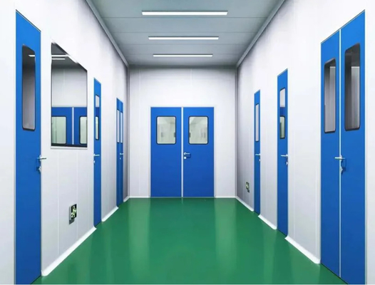 Pintu Medis Otomatis Single Double Manual Pharma Sliding Open Style untuk Cleanroom