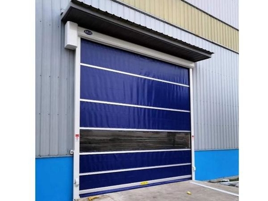 Otomatis PVC Pintu Penguncian Cepat Akses Kecepatan Tinggi debu dan pertahanan angin