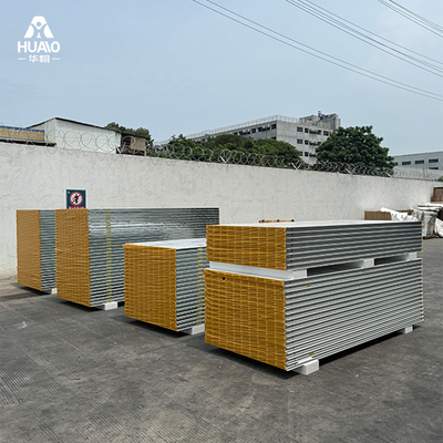Panel Sandwich Disesuaikan Sistem Dinding Hygienic Fireproof Dustproof Ideal untuk Laboratorium Pabrik Farmasi Fasilitas Steril