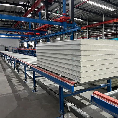 HUAAO Modular Cleanroom Wall PU Rock Wool Sandwich Panel Panel Cleanroom Wall berkualitas tinggi