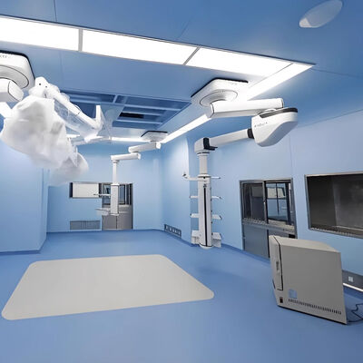 HUAAO Modular Modern ISO7 Fireproof Cleanroom untuk Rumah Sakit Operating Theatre & Workshop Sistem Pembersihan Bedah Standar GMP
