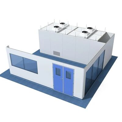 HUAAO Desain Minimalis Modular ISO 5-8 Tingkat Ruang Bersih Prefabrikasi untuk Lokakarya & Penggunaan Rumah Sakit Pabrik Laboratorium Bebas debu